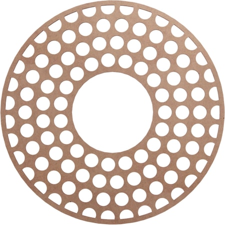 Ekena Millwork Fink Wood Fretwork Pierced Ceiling Medallion, Wood (Paint Grade), 24"OD x 8 3/4"ID x 3/8"T CMWP24X24X0375FFMF